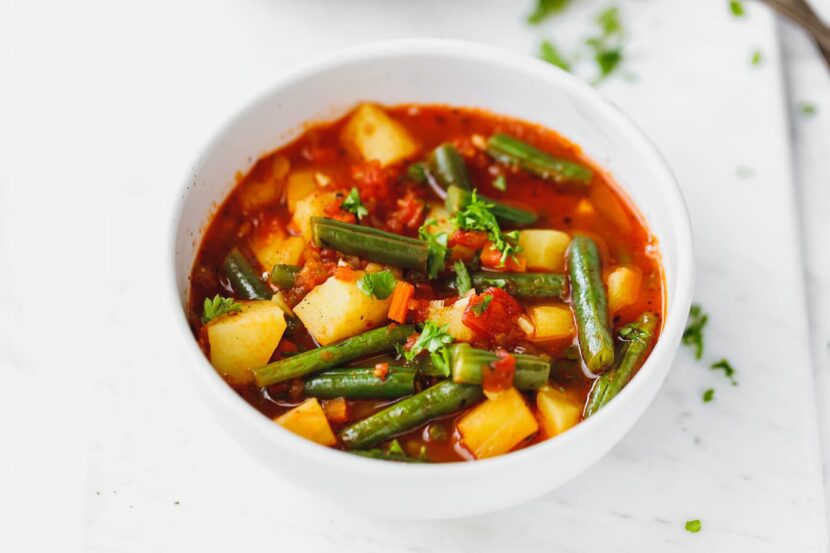 Суп из стручковой фасоли