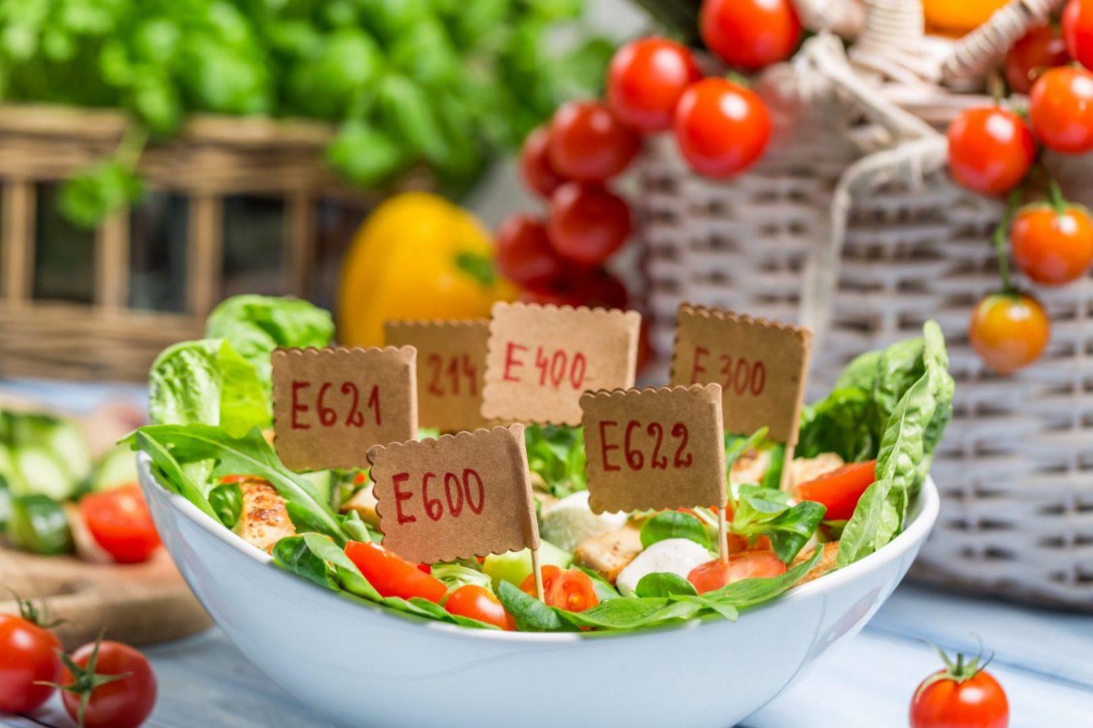 Продукты содержащие пищевые добавки